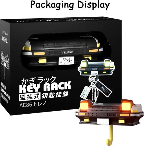Retro AE86 Car Key Holder – Wall-Mounted Key Organizer
